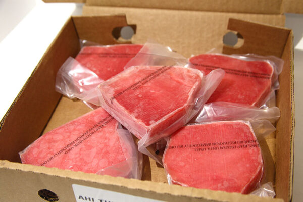 Cattle Bros Wild Caught Ahi Tuna Steaks package