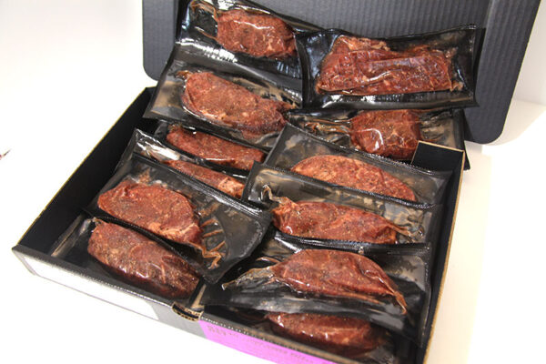 Cattle Bros Premium USDA Choice Beef Fillet Pepper Steaks Package