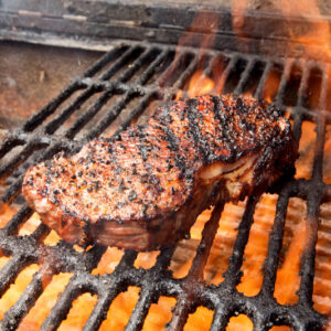Grill Flamed New York Steak