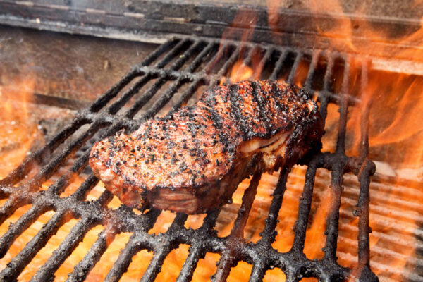 Grill Flamed New York Steak