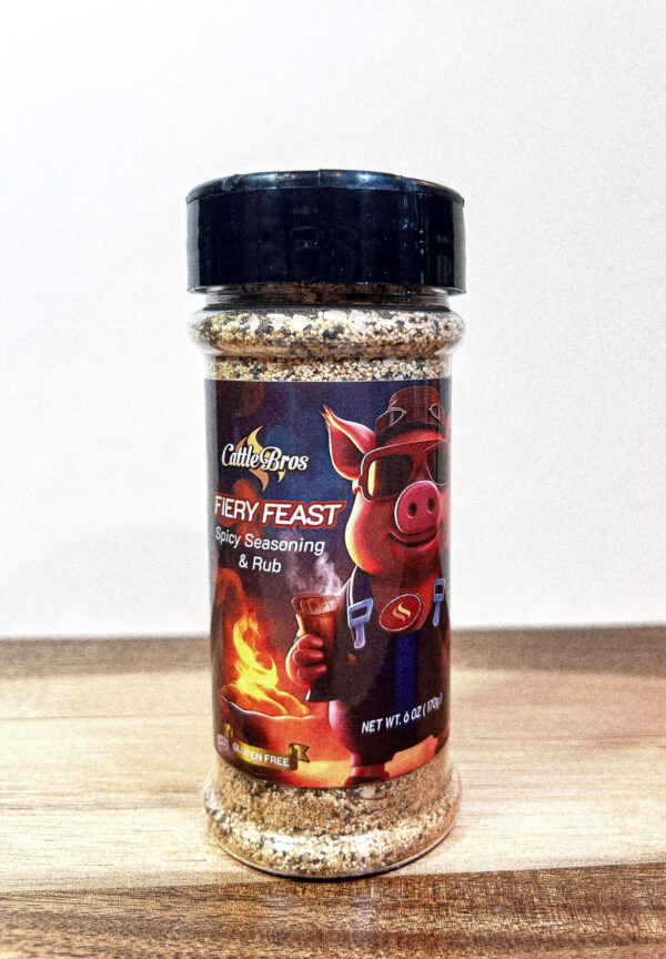 Cattle Bros Seasoning | Fiery Feast Spicy Seasoning & Rub