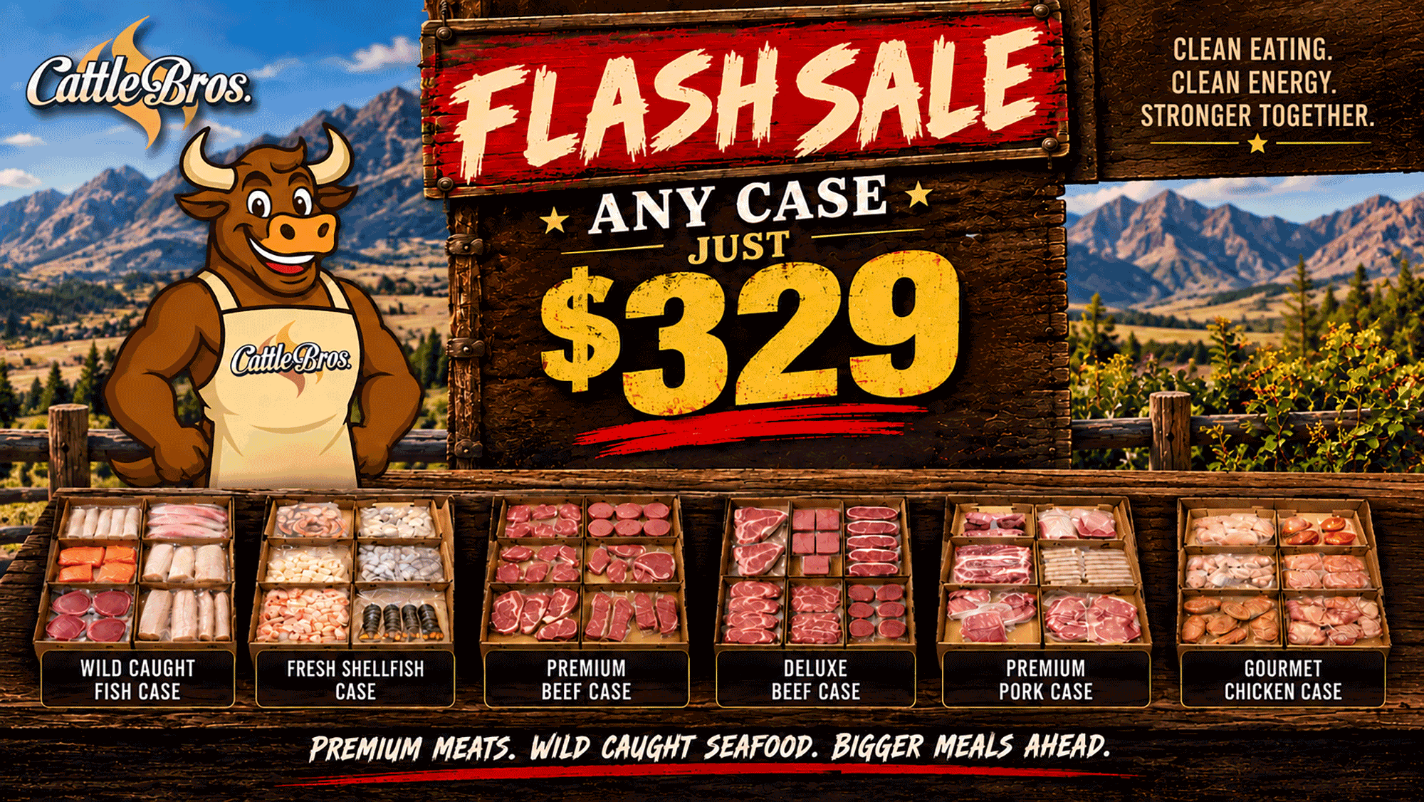 Flash Sale On Meat Cases
