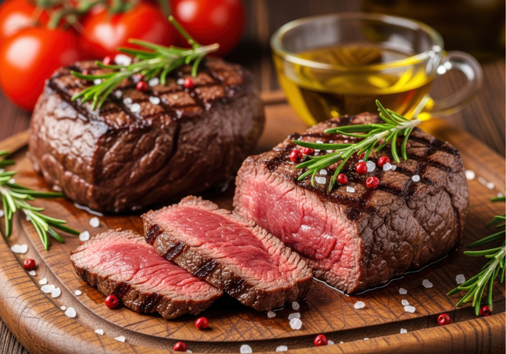 Steak Lovers Bundle, Fresh Medium Rare Steaks And More